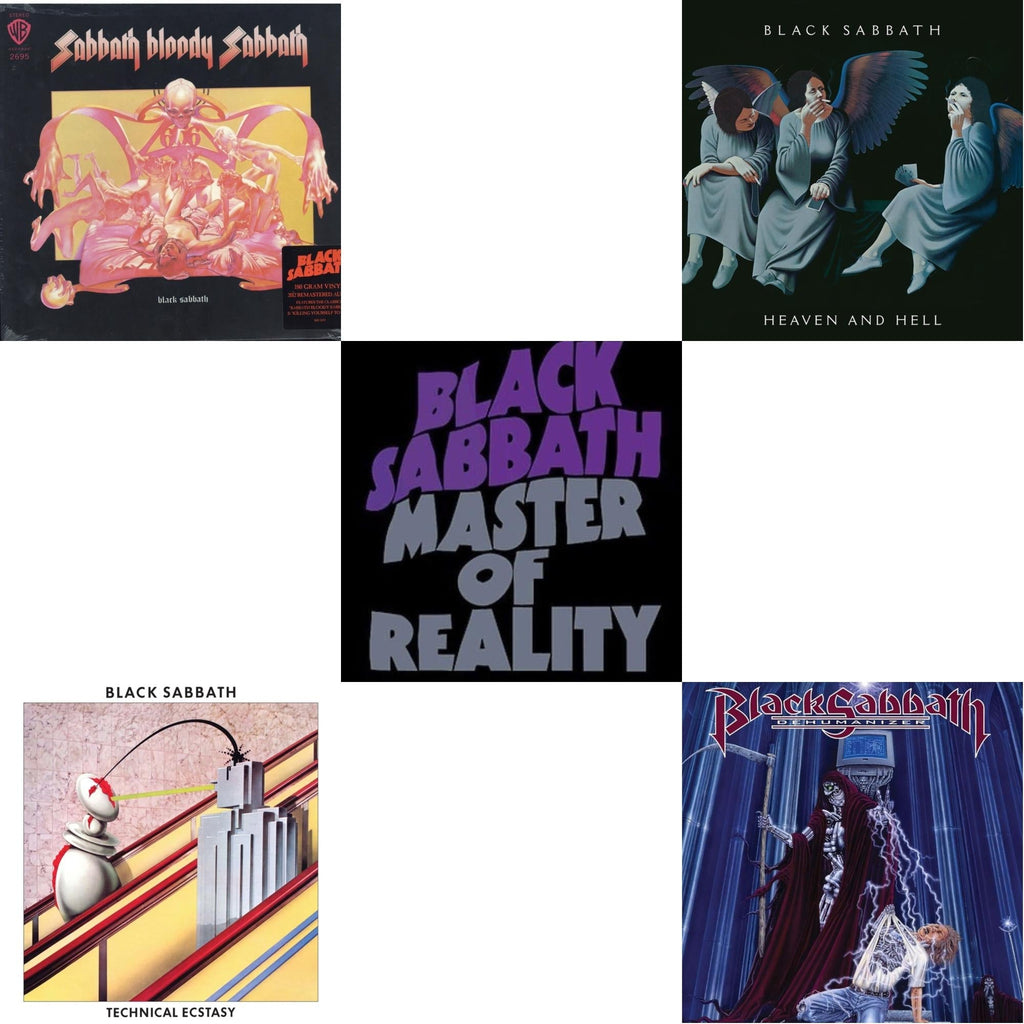 Sabbath Bloody Sabbath (180G) & Master Of Reality & Technical Ecstasy (Super Deluxe Edition/5LP) & Heaven & Hell (Deluxe/2LP) & Dehumanizer (Deluxe Edition/2LP) (Rocktober)