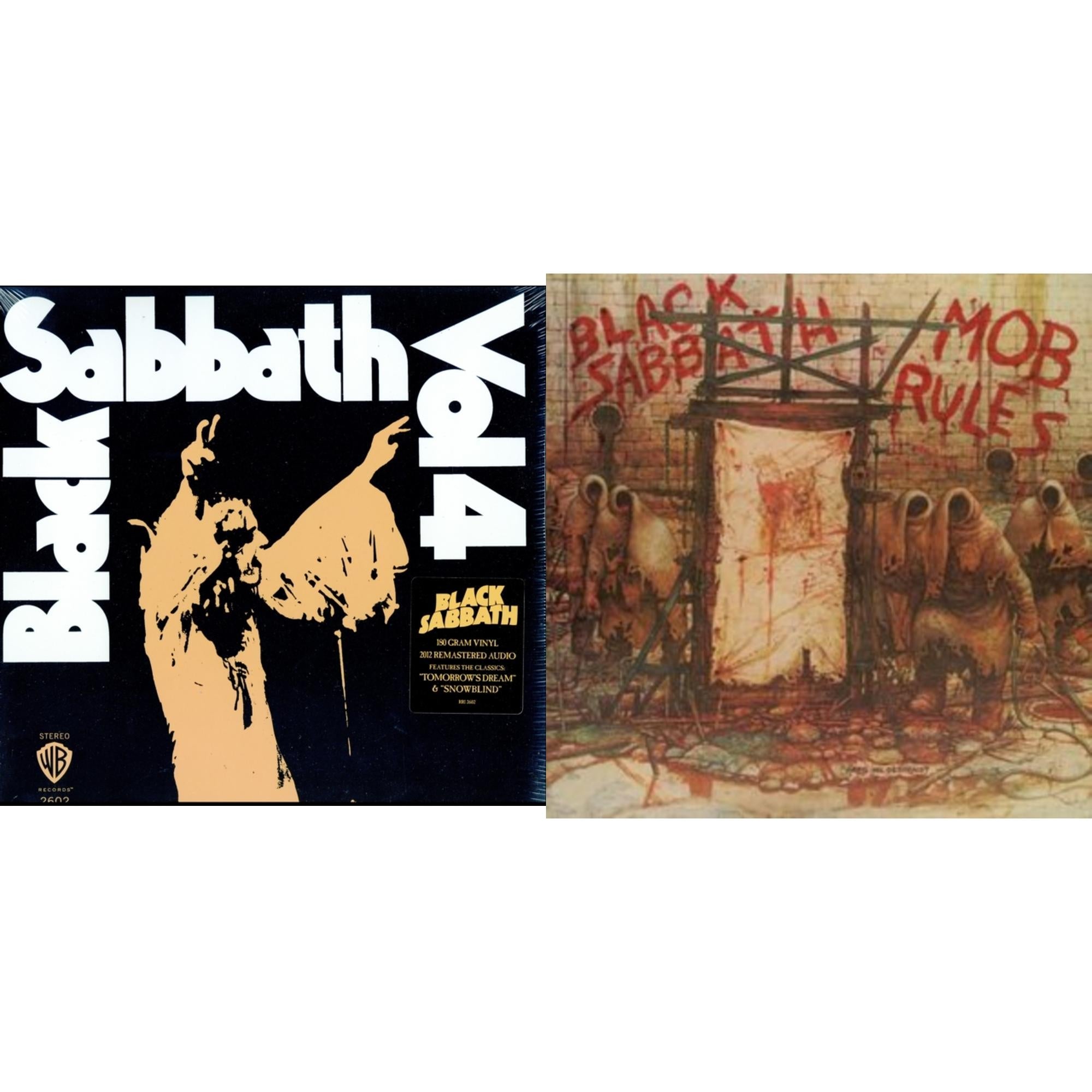 Vol. 4 (180G) & Mob Rules (Deluxe/2LP)