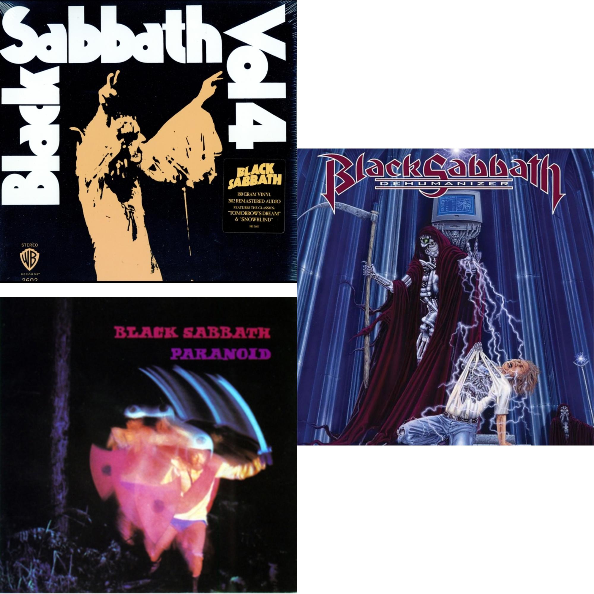 Vol. 4 (180G) & Paranoid & Dehumanizer (Deluxe Edition/2LP) (Rocktober)