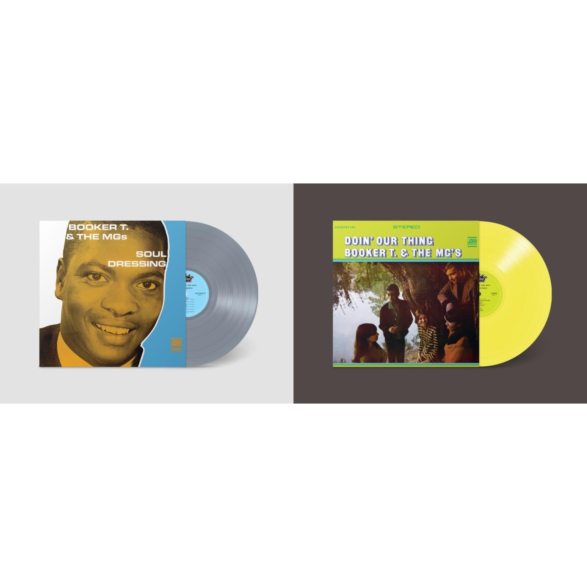 Booker T & The Mgs - Soul Dressing (Grey LP Vinyl) (Ams Exclusive) & Doin Our Thing (Yellow LP Vinyl) (Ams Exclusive)