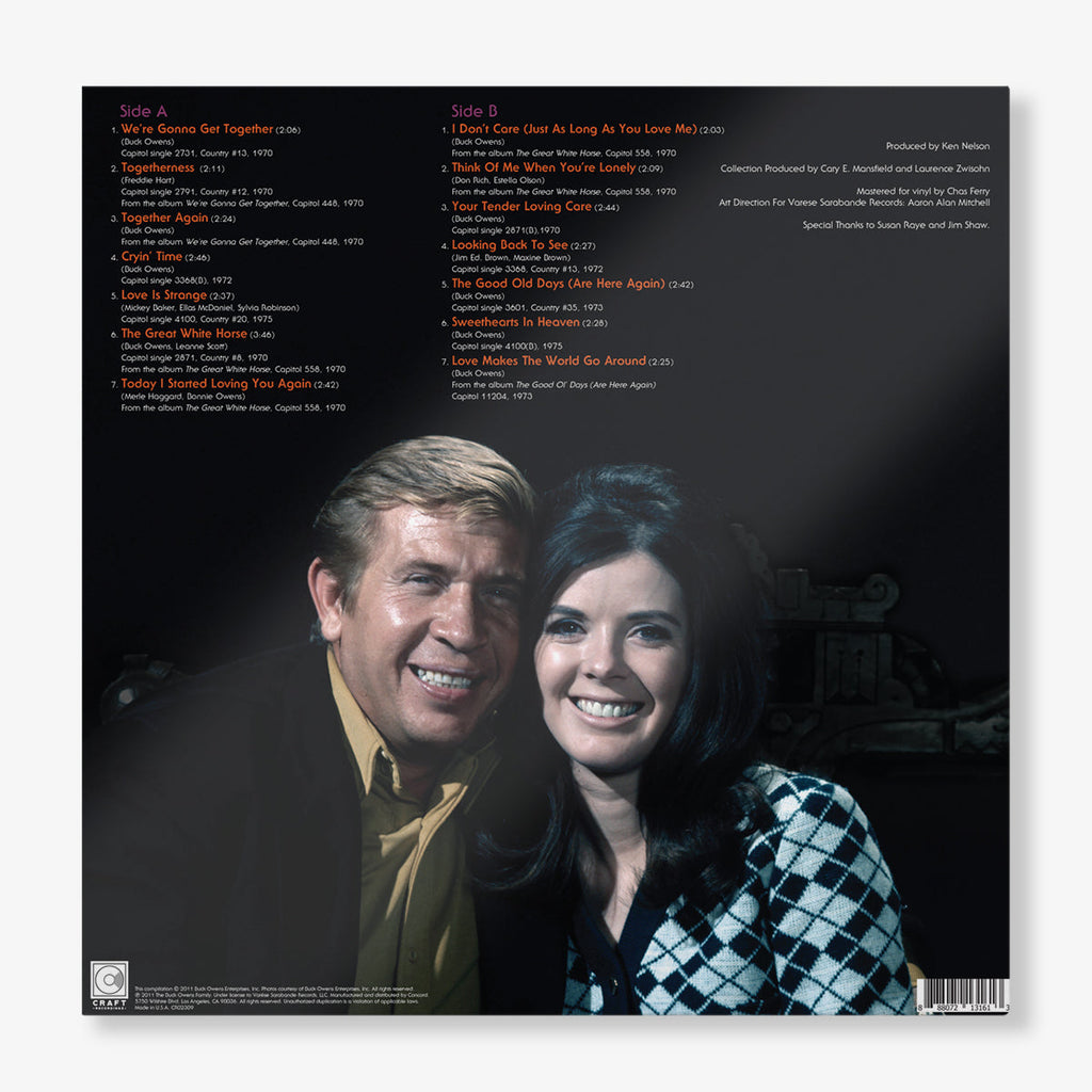 The Very Best of Buck Owens & Susan Raye Vinyl Record