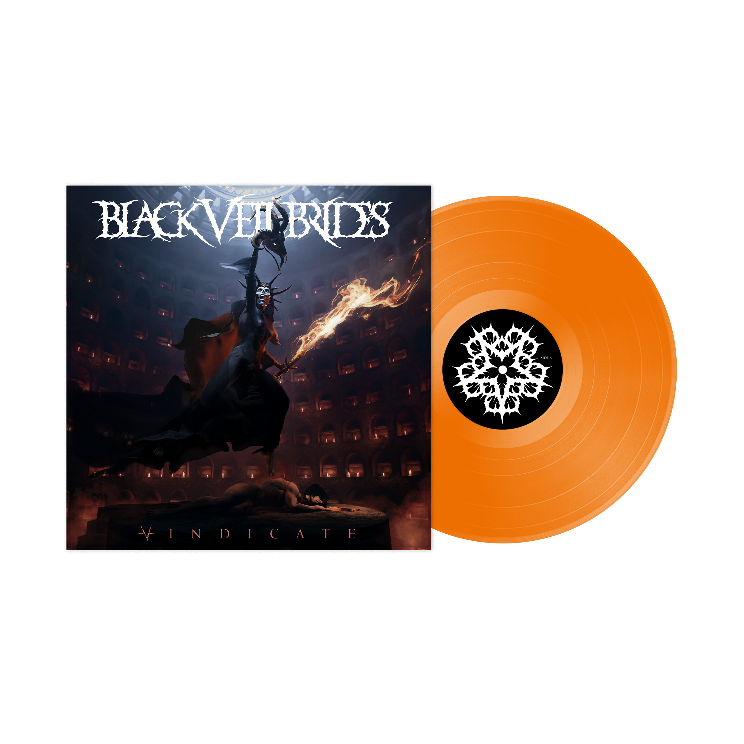 Black Veil Brides - Vindicate LP (Exclusive Limited Edition of 500 - Transparent Orange Vinyl) Vinyl Record