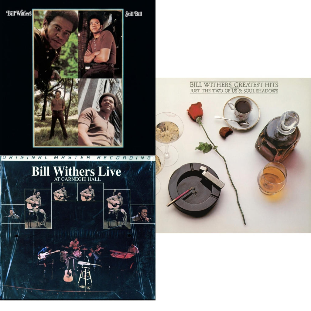 Bill Withers - Greatest Hits (150G/Dl Insert) & Still Bill (180G/Numbered) & Live At Carnegie Hall - LP Vinyl Bundle