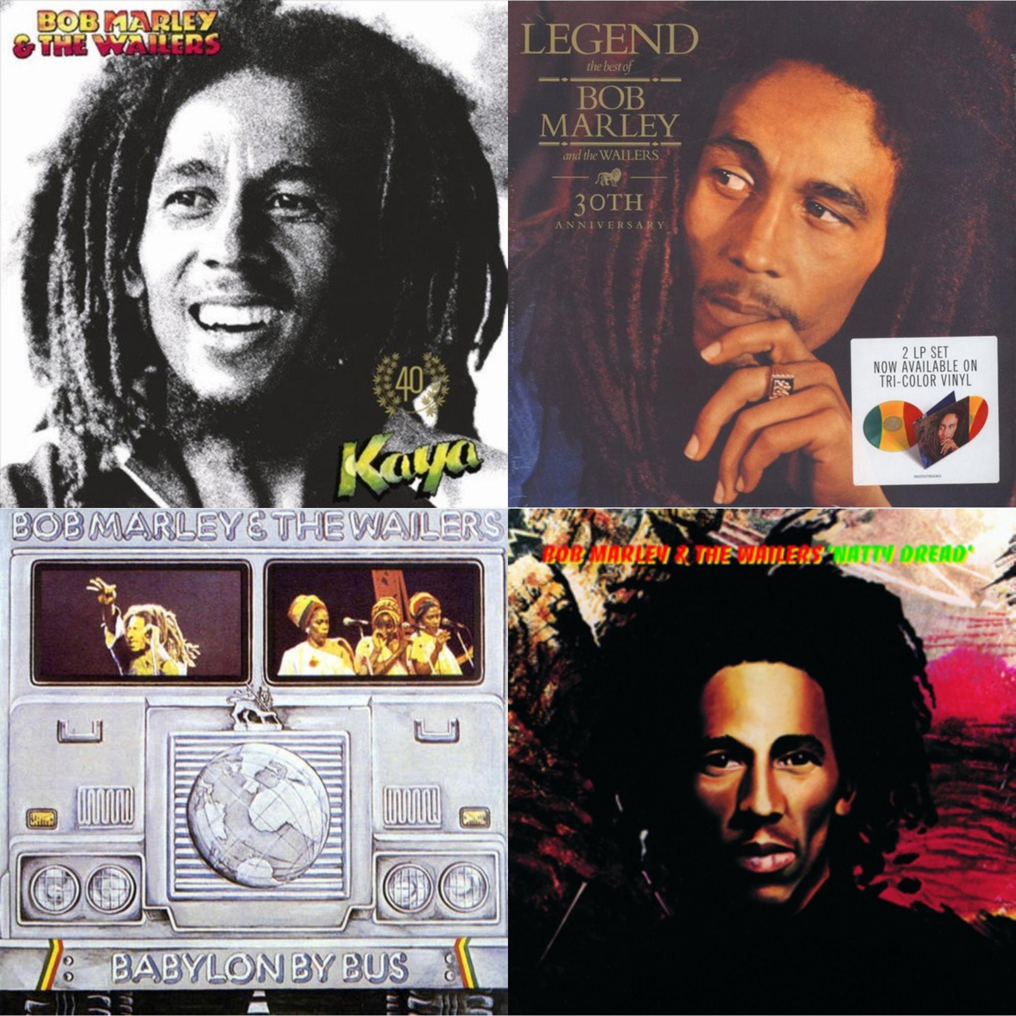 Natty Dread (180G) & Legend (30Th Anniversary) & Babylon By Bus & Kaya 40 (2LP)