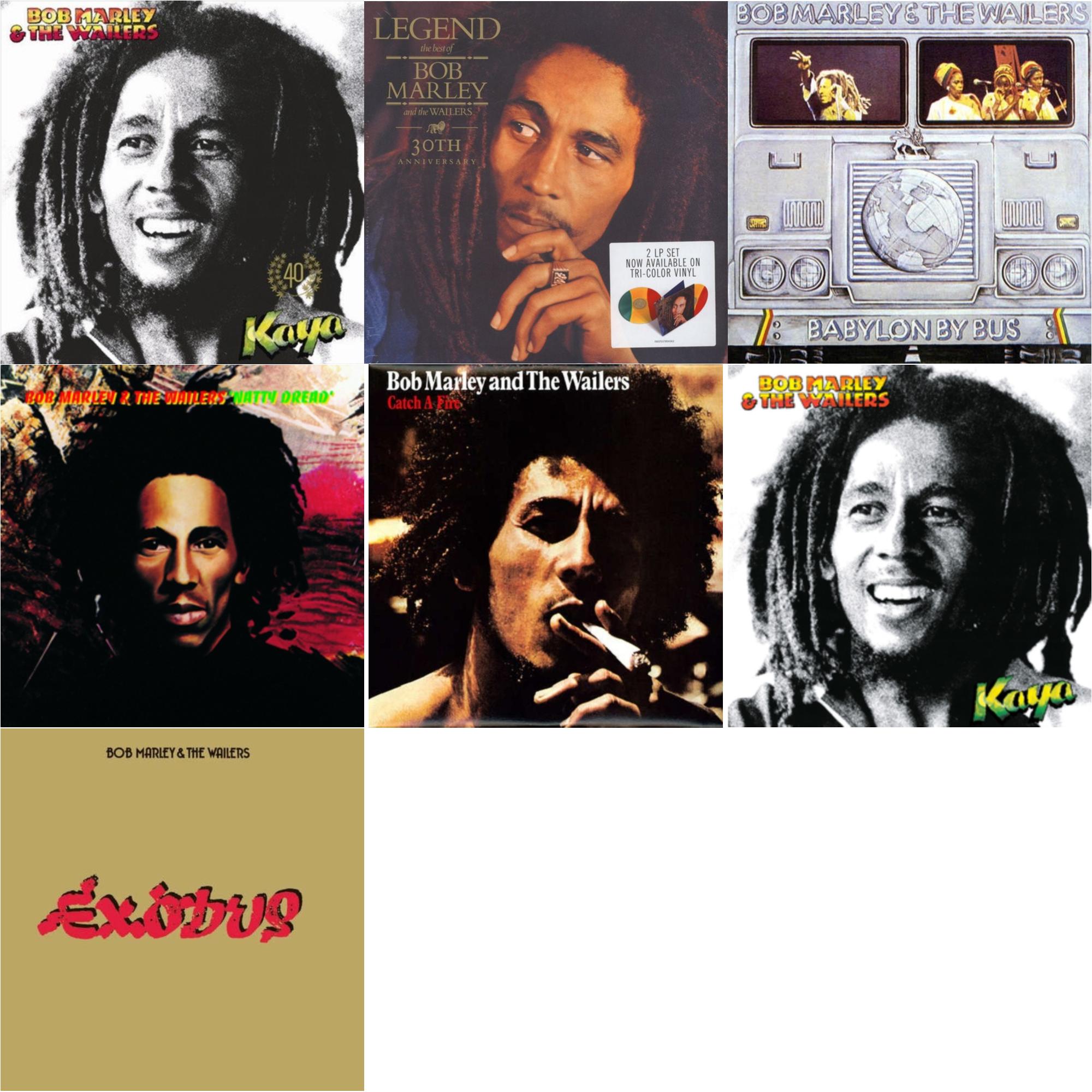 Natty Dread (180G) & Catch A Fire & Legend (30Th Anniversary) & Exodus & Babylon By Bus & Kaya & Kaya 40 (2LP)