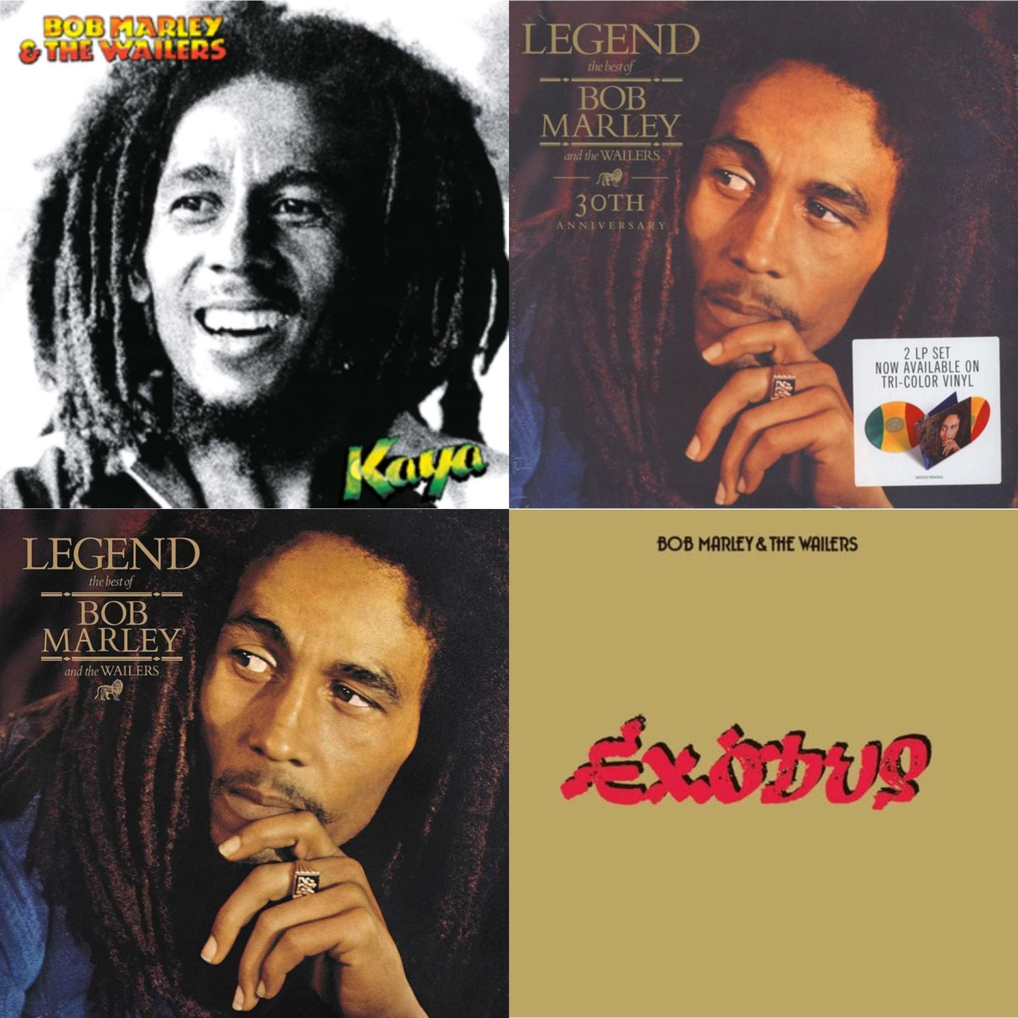 Legend - The Best Of Bob Marley & The Wailers (2LP) & Legend (30Th Anniversary) & Exodus & Kaya