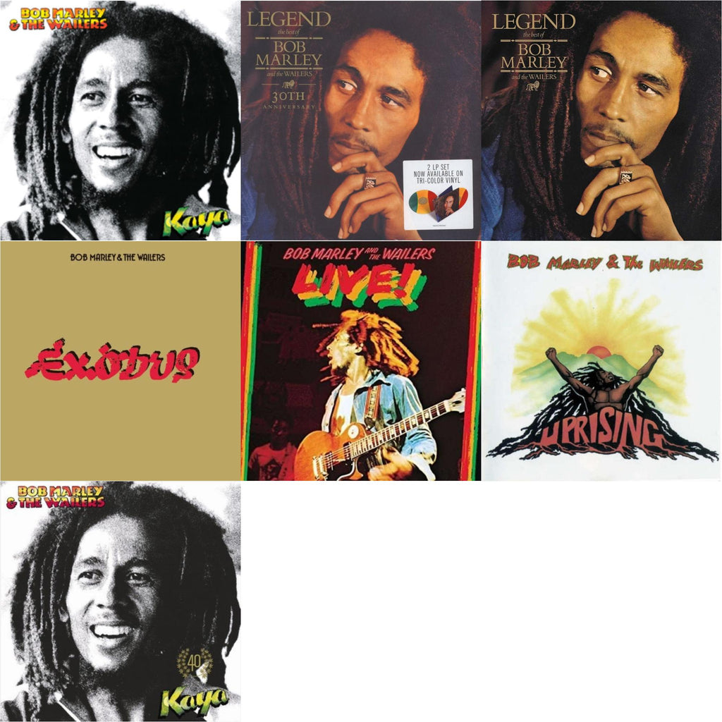 Legend - The Best Of Bob Marley & The Wailers (2LP) & Legend (30Th Anniversary) & Live (180G) & Exodus & Kaya & Uprising & Kaya 40 (2LP)