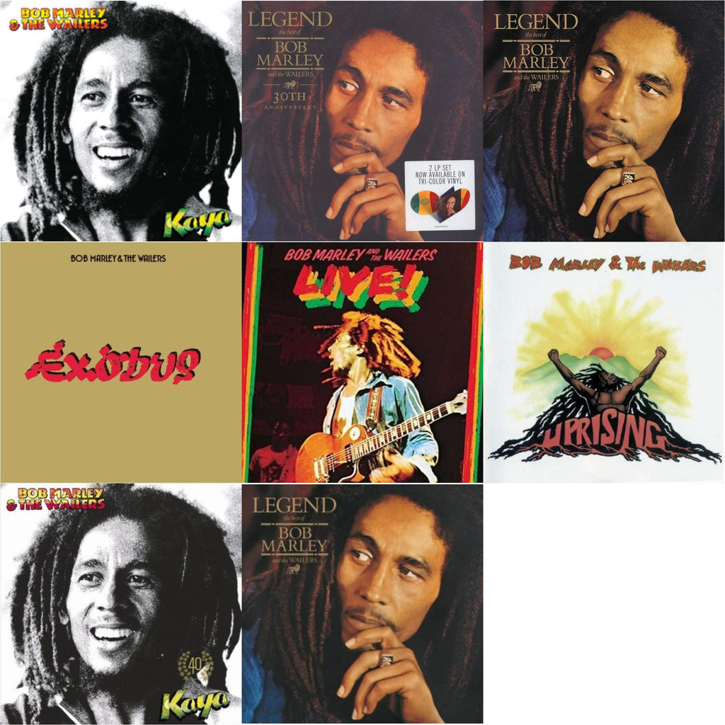 Legend & Legend - The Best Of Bob Marley & The Wailers (2LP) & Legend (30Th Anniversary) & Live (180G) & Exodus & Kaya & Uprising & Kaya 40 (2LP)