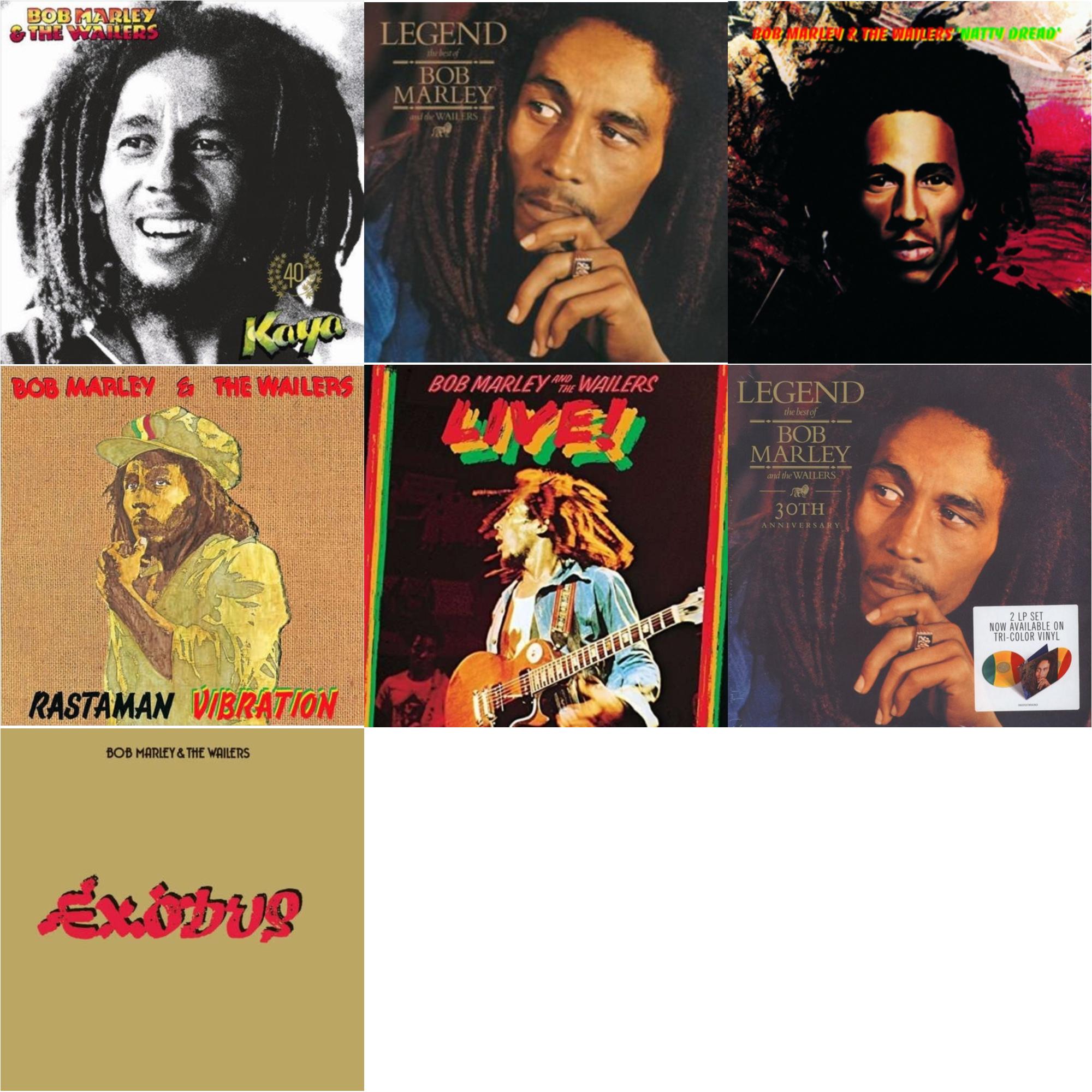 Legend & Natty Dread (180G) & Legend (30Th Anniversary) & Live (180G) & Rastaman Vibration & Exodus & Kaya 40 (2LP)