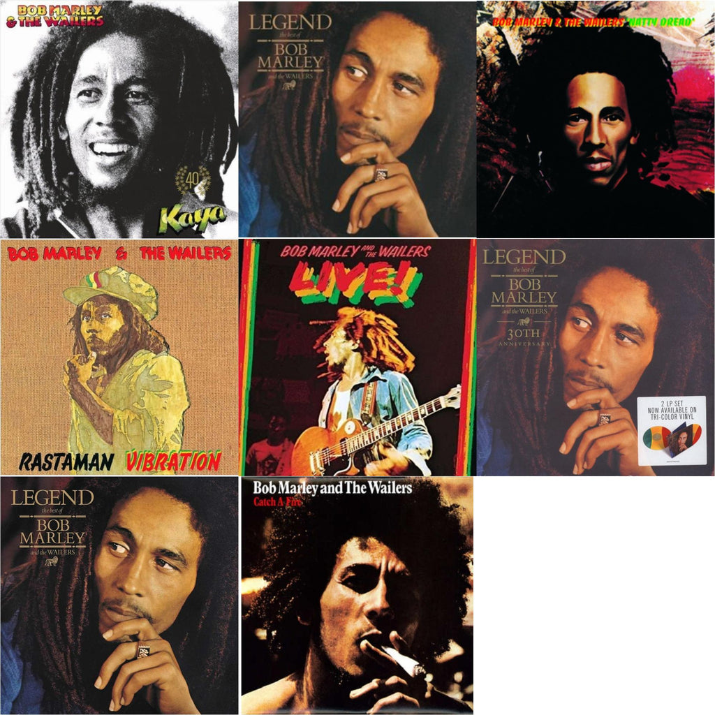Legend & Natty Dread (180G) & Catch A Fire & Legend - The Best Of Bob Marley & The Wailers (2LP) & Legend (30Th Anniversary) & Live (180G) & Rastaman Vibration & Kaya 40 (2LP)