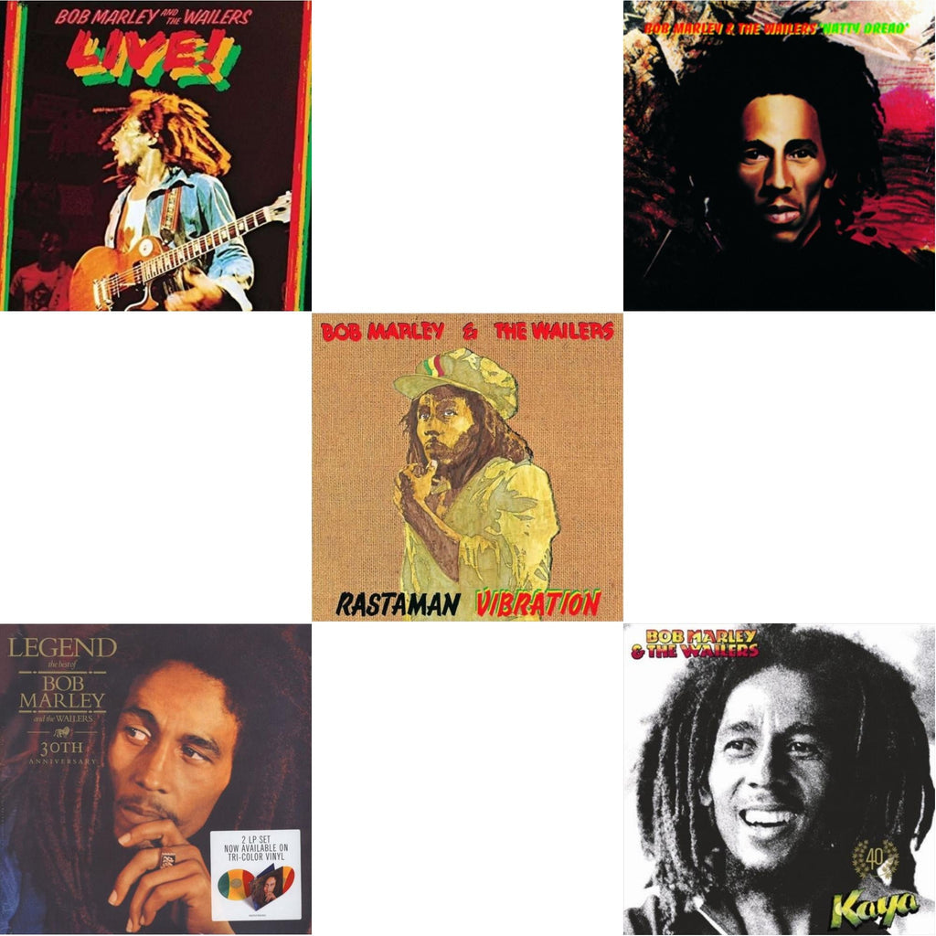 Natty Dread (180G) & Legend (30Th Anniversary) & Live (180G) & Rastaman Vibration & Kaya 40 (2LP)