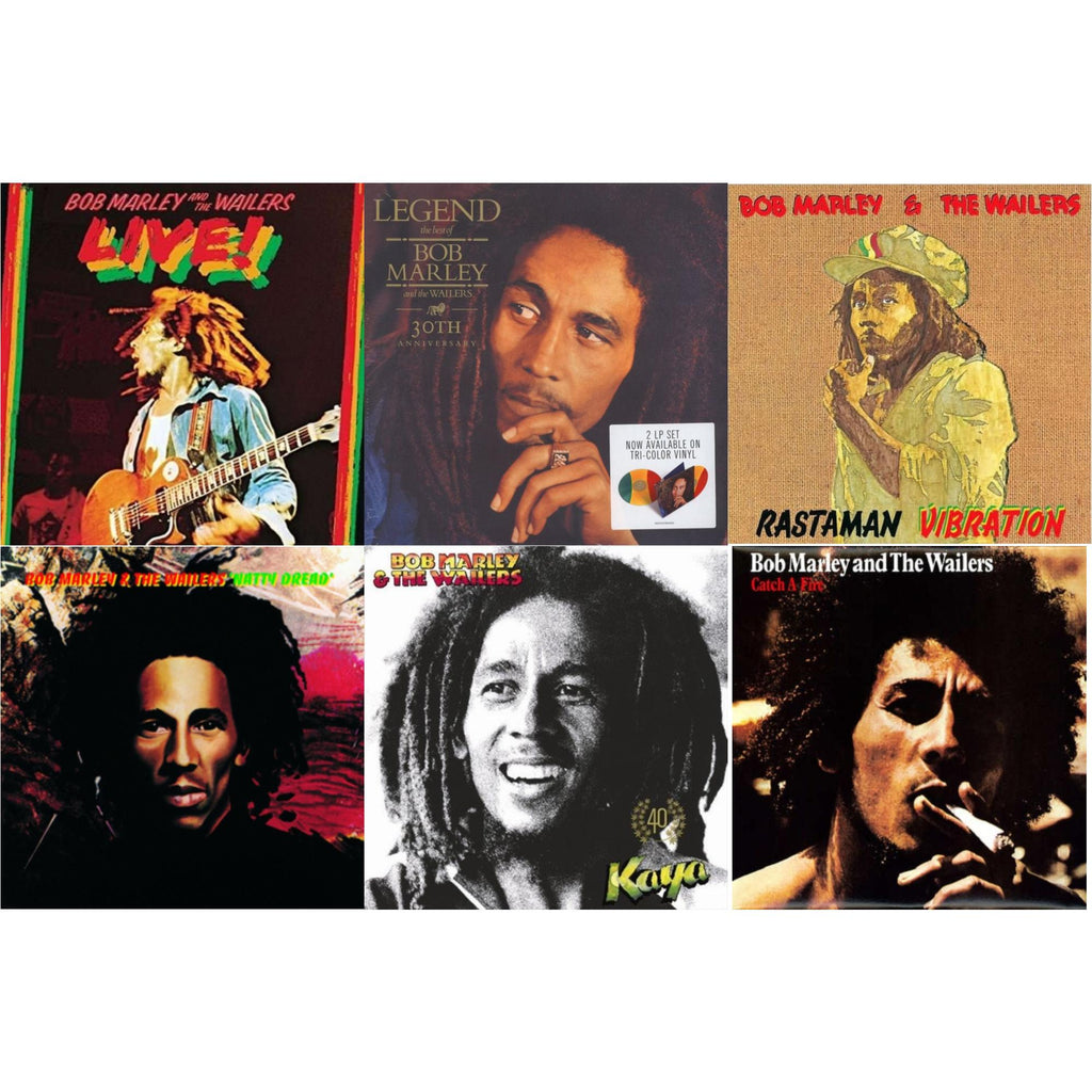 Natty Dread (180G) & Catch A Fire & Legend (30Th Anniversary) & Live (180G) & Rastaman Vibration & Kaya 40 (2LP)