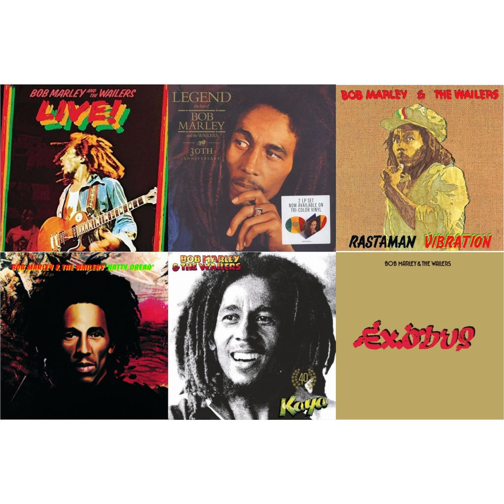 Natty Dread (180G) & Legend (30Th Anniversary) & Live (180G) & Rastaman Vibration & Exodus & Kaya 40 (2LP)