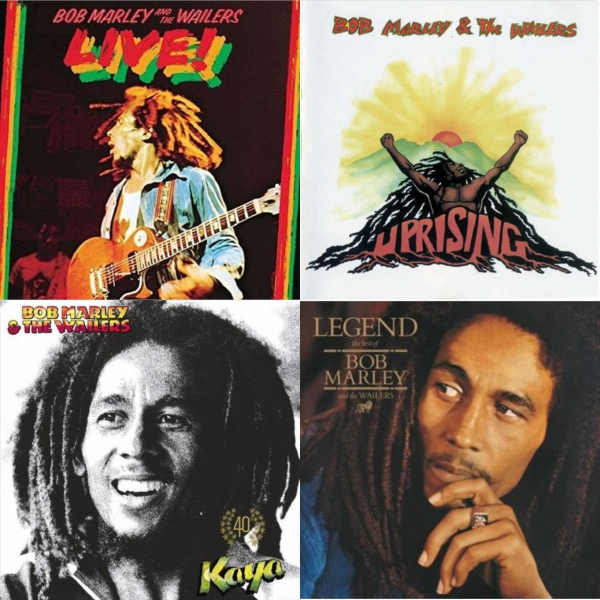 Legend & Live (180G) & Uprising & Kaya 40 (2LP)