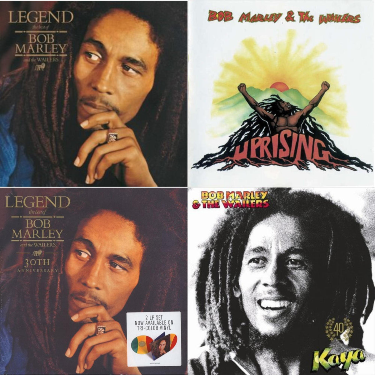 Legend & Legend (30Th Anniversary) & Uprising & Kaya 40 (2LP)