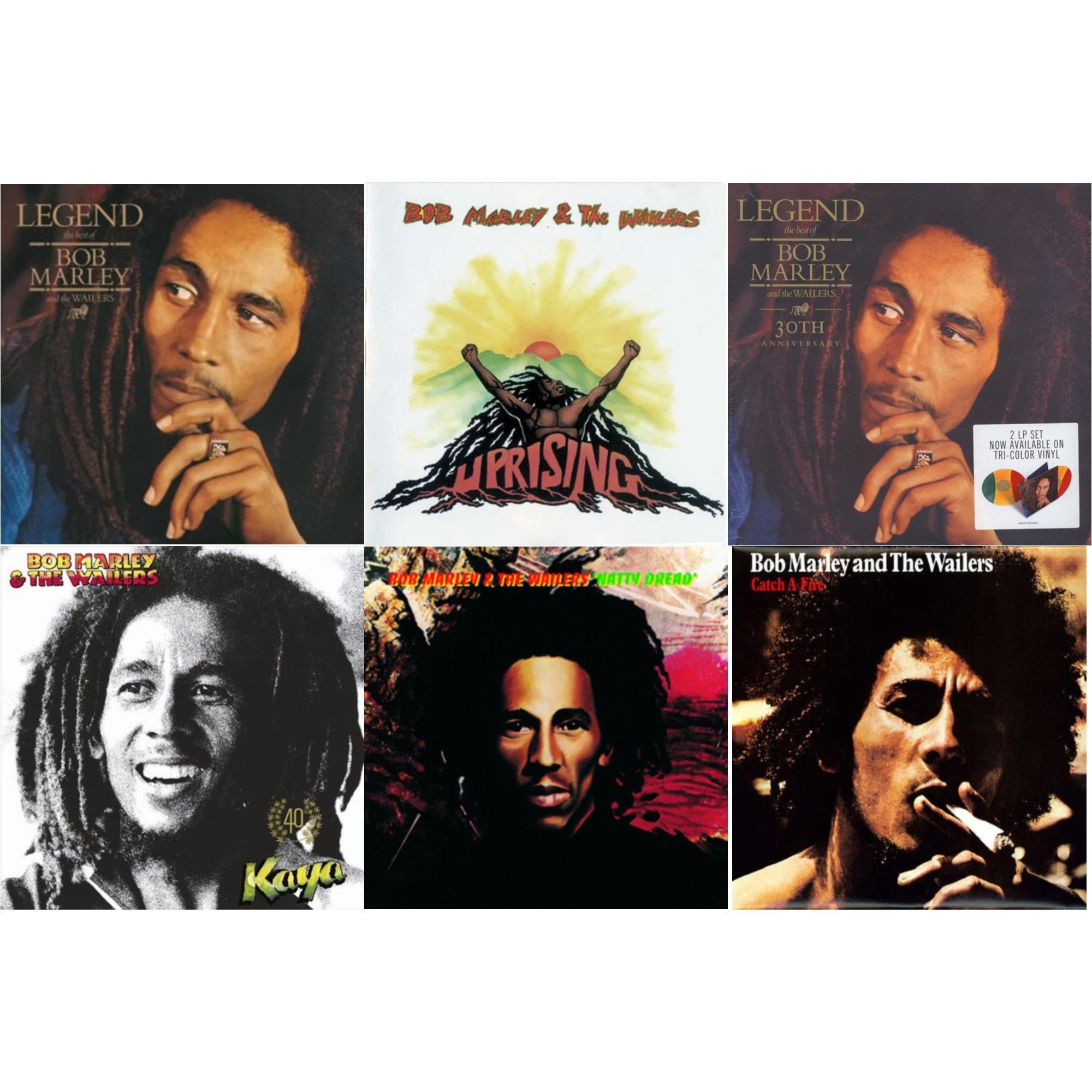 Legend & Natty Dread (180G) & Catch A Fire & Legend (30Th Anniversary) & Uprising & Kaya 40 (2LP)