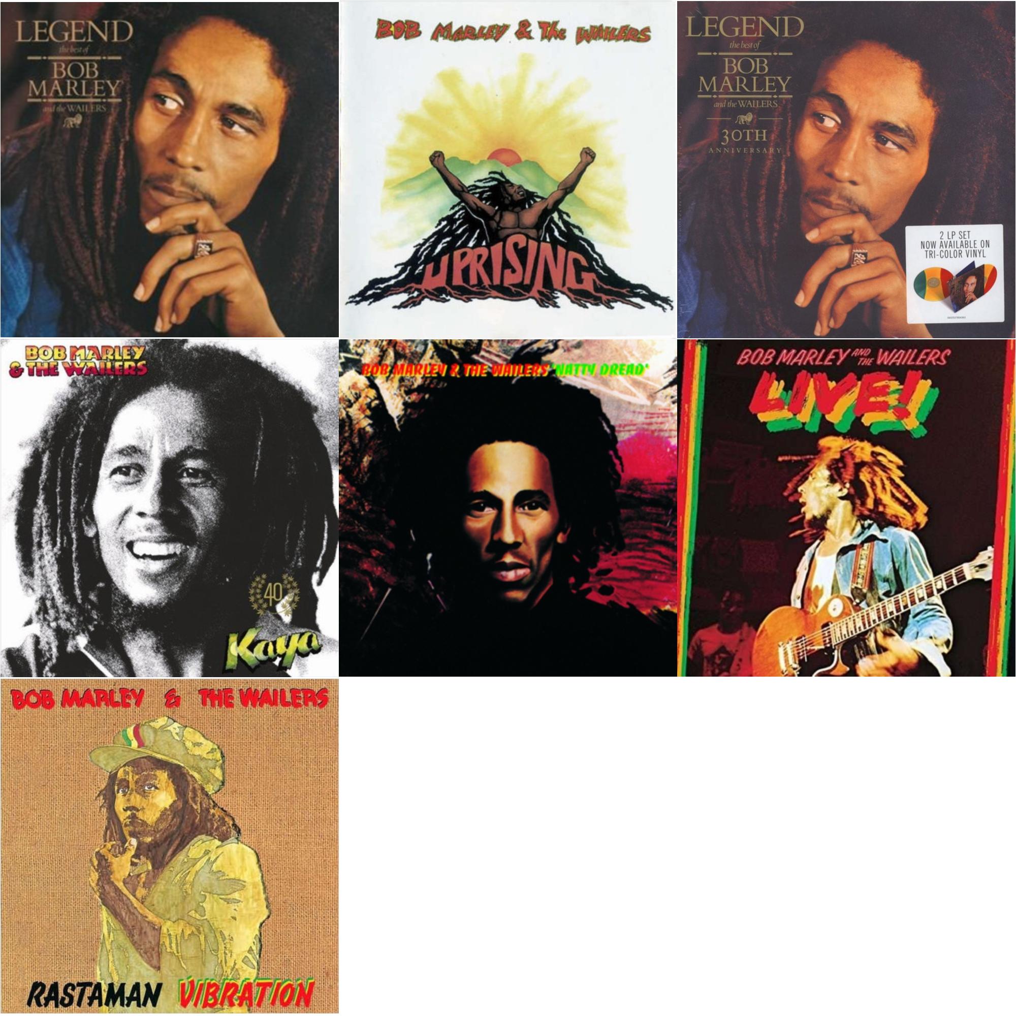 Legend & Natty Dread (180G) & Legend (30Th Anniversary) & Live (180G) & Rastaman Vibration & Uprising & Kaya 40 (2LP)