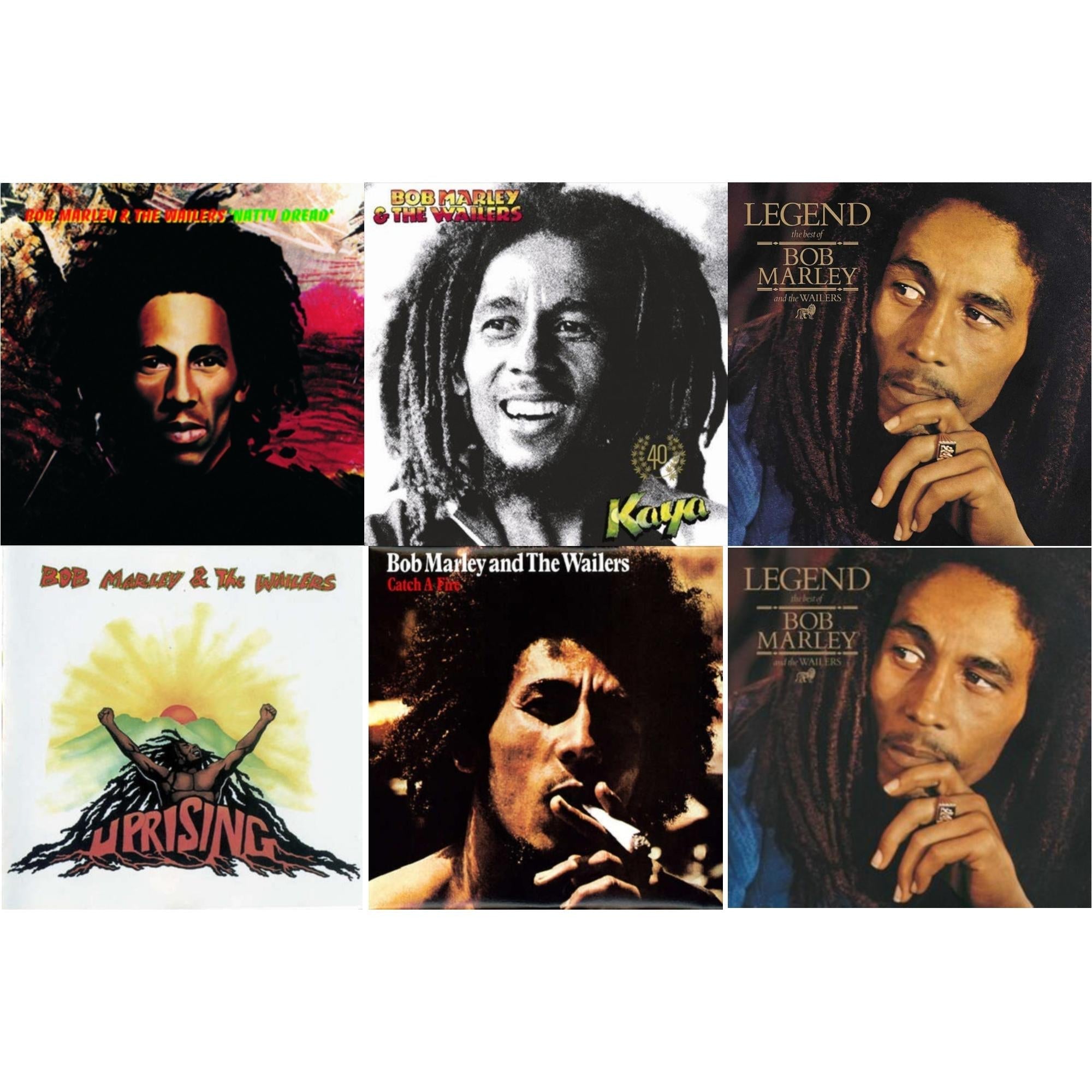 Legend & Natty Dread (180G) & Catch A Fire & Legend - The Best Of Bob Marley & The Wailers (2LP) & Uprising & Kaya 40 (2LP)