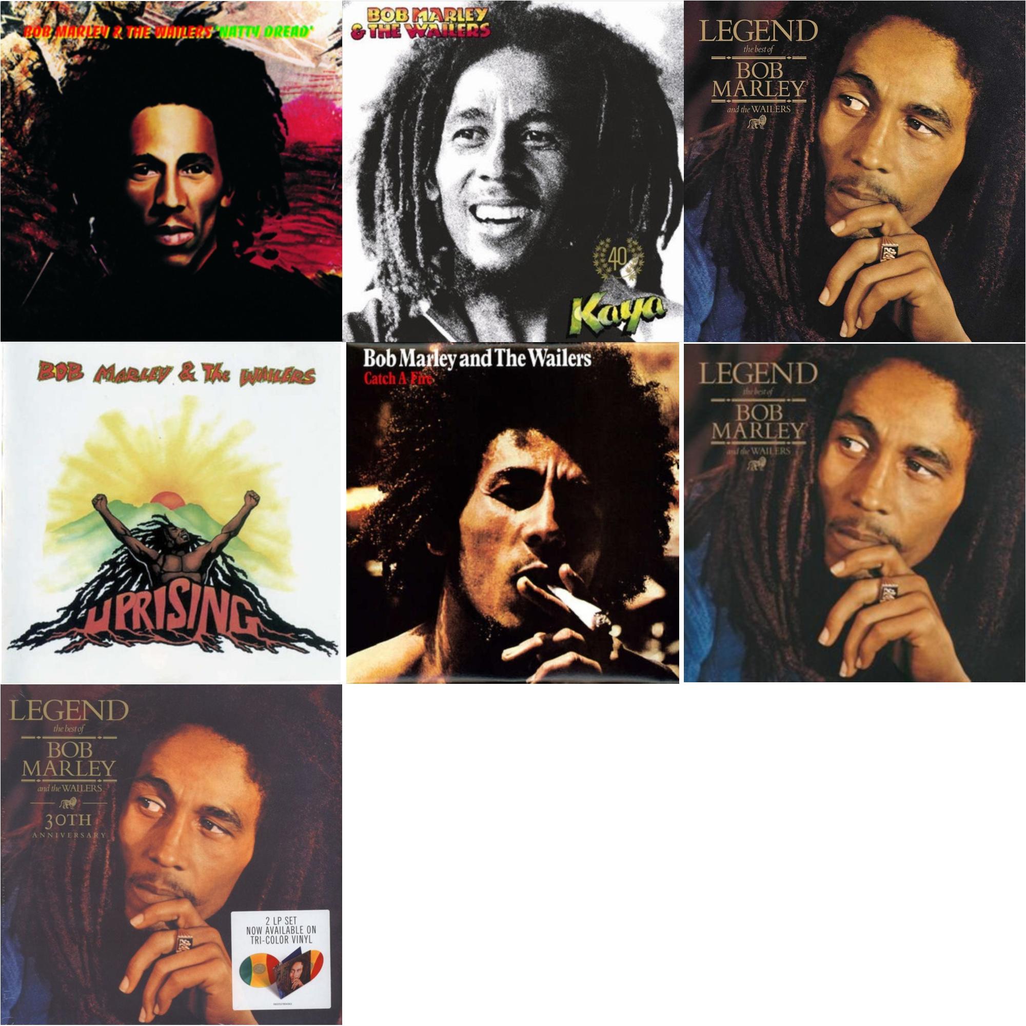 Legend & Natty Dread (180G) & Catch A Fire & Legend - The Best Of Bob Marley & The Wailers (2LP) & Legend (30Th Anniversary) & Uprising & Kaya 40 (2LP)