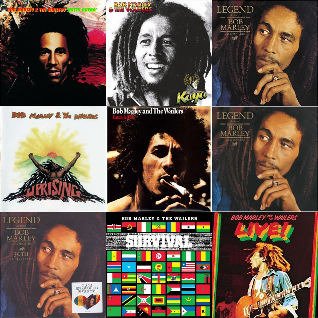 Legend & Natty Dread (180G) & Catch A Fire & Legend - The Best Of Bob Marley & The Wailers (2LP) & Legend (30Th Anniversary) & Live (180G) & Survival (180G) & Uprising & Kaya 40 (2LP)