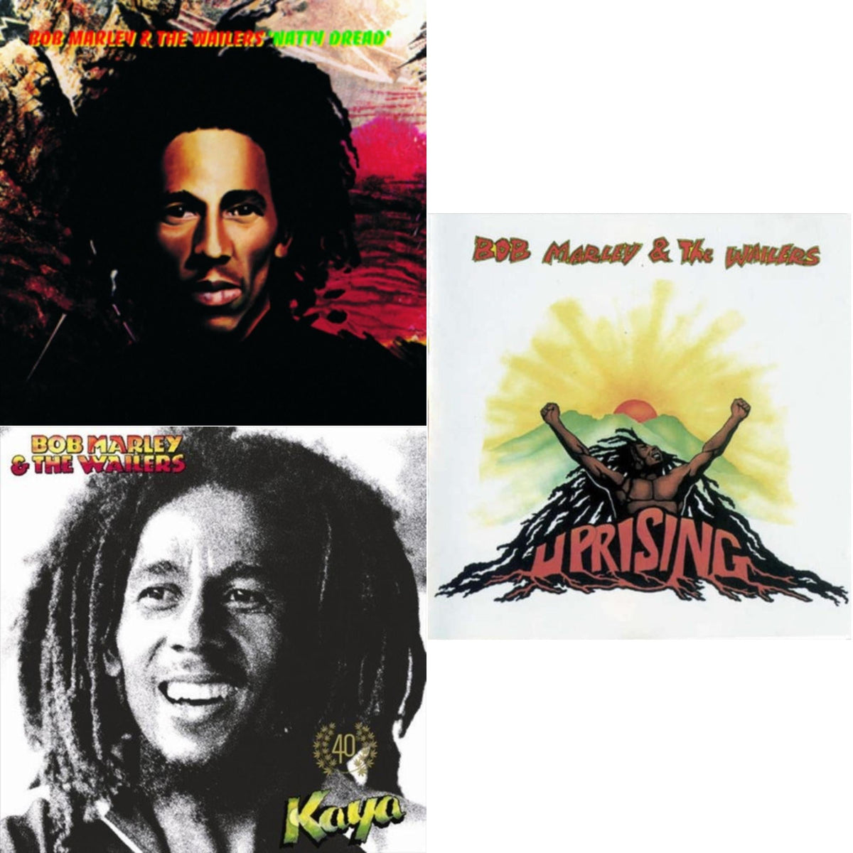 Natty Dread (180G) & Uprising & Kaya 40 (2LP)