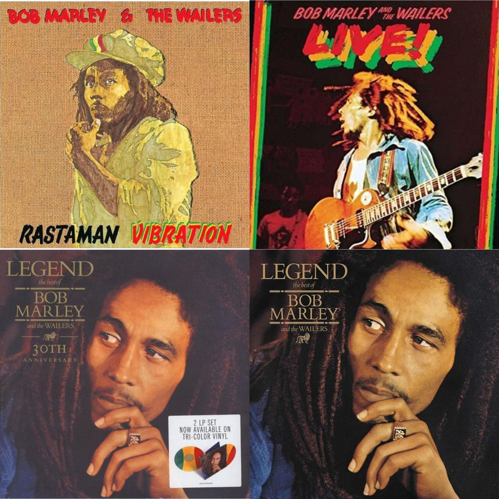 Legend - The Best Of Bob Marley & The Wailers (2LP) & Legend (30Th Anniversary) & Live (180G) & Rastaman Vibration