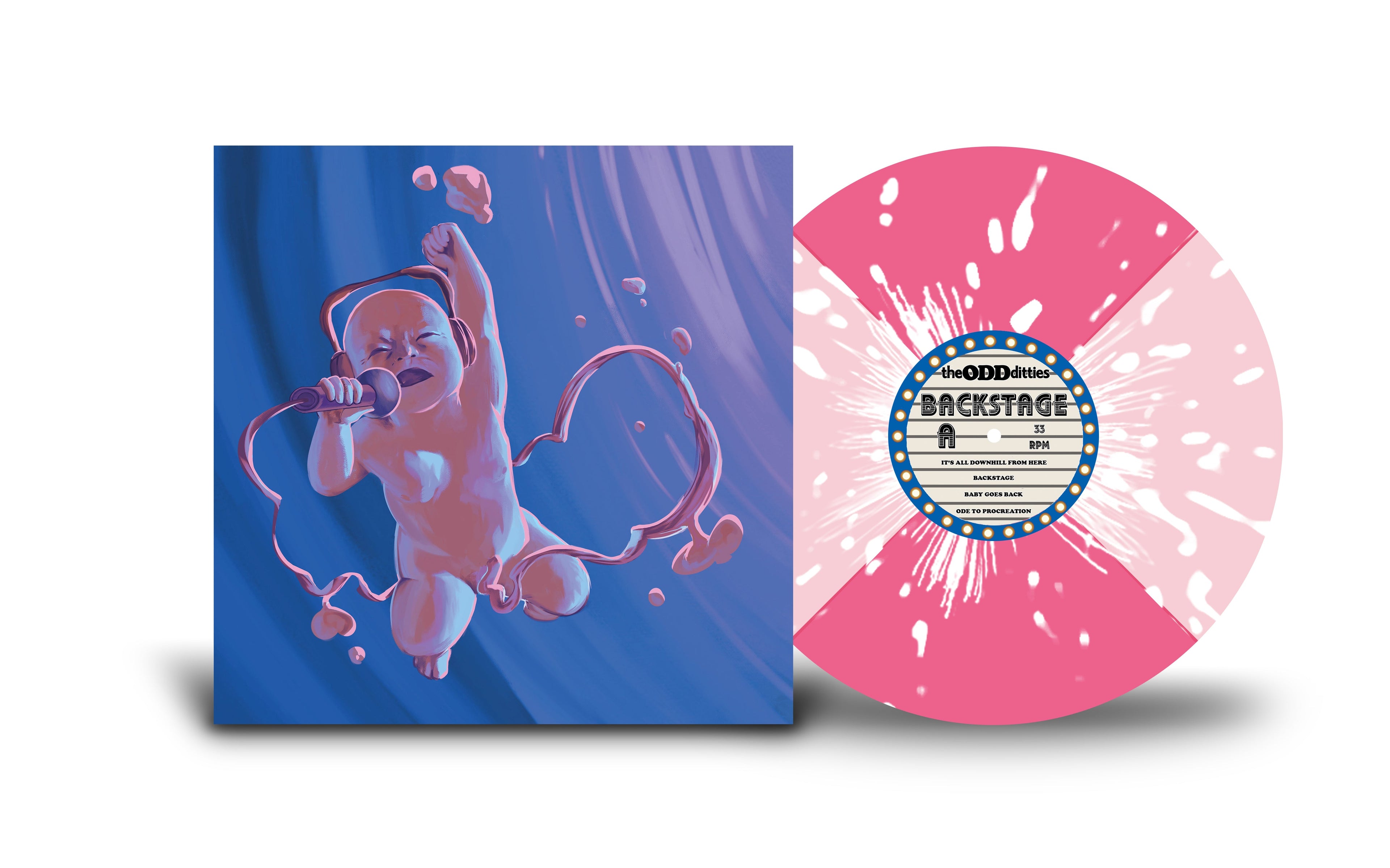 Backstage - Prurient Pink LP Vinyl Record