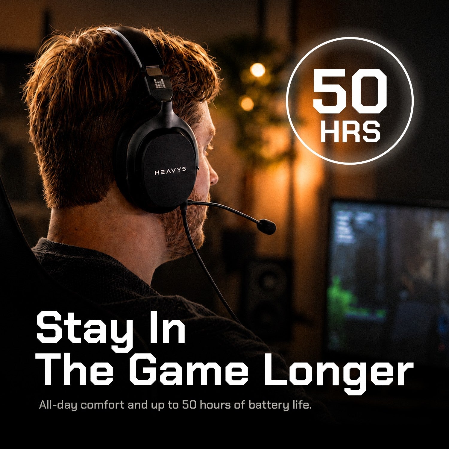 HEAVYS HeX Wired Gaming Headphones