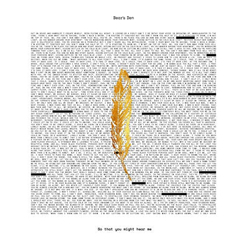 Bear's Den So that you might hear me [LP] Vinyl Record