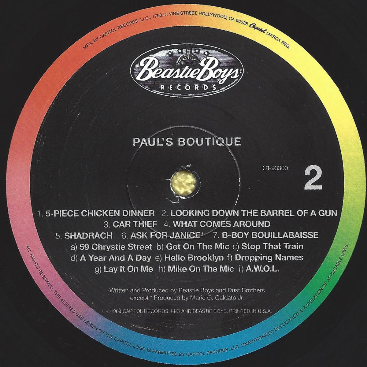 Beastie Boys – Paul's Boutique: 20th Anniversary Edition (LP Vinyl) Vinyl Record