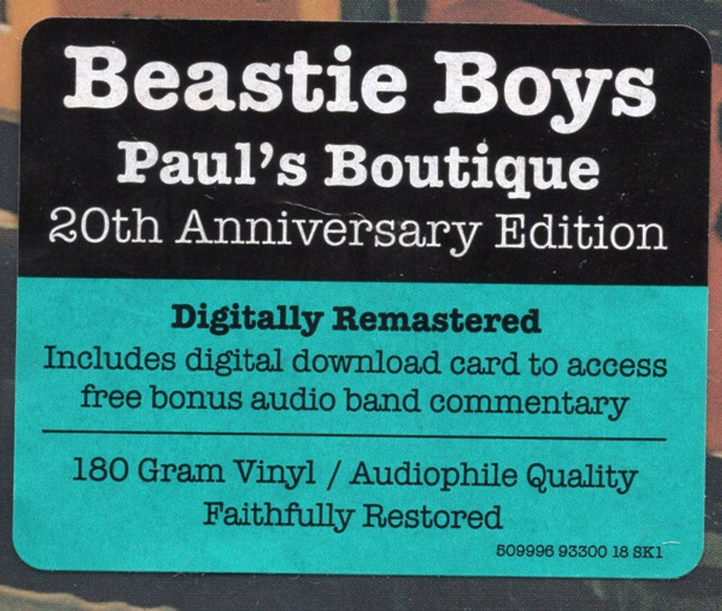 Beastie Boys – Paul's Boutique: 20th Anniversary Edition (LP Vinyl) Vinyl Record