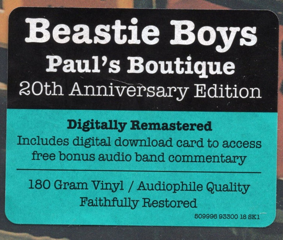 Beastie Boys – Paul's Boutique: 20th Anniversary Edition (LP Vinyl) Vinyl Record