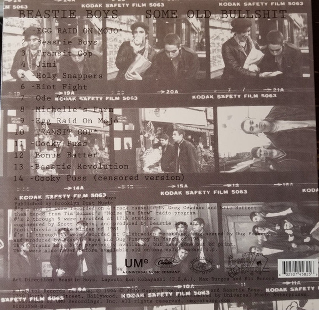 Beastie Boys – Some Old Bullshit (LP Vinyl) Vinyl Record