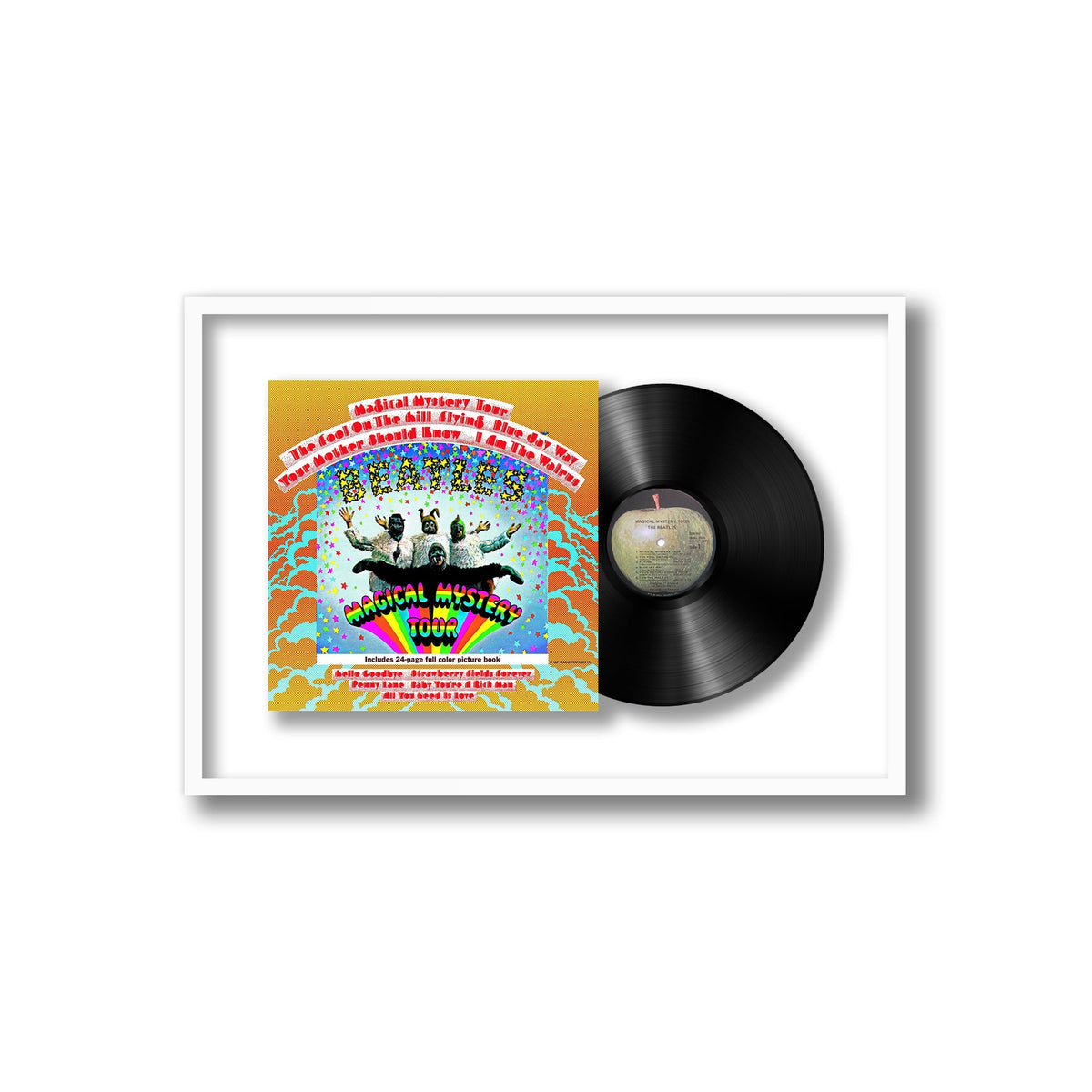 The Beatles - Magical Mystery Tour - Framed Vinyl Record