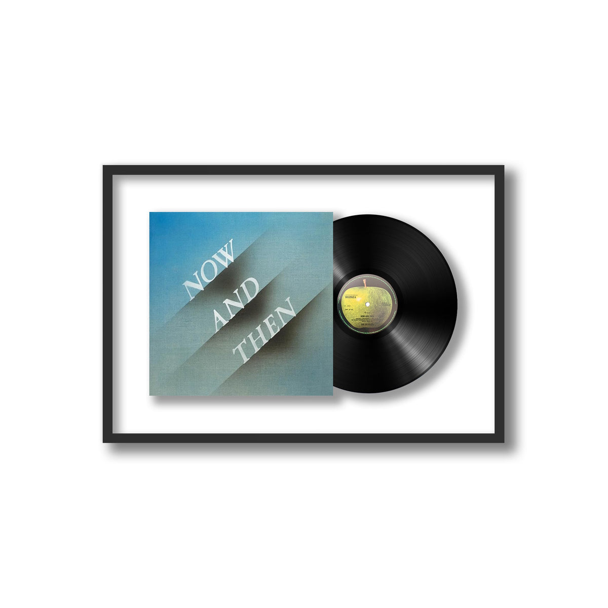 The Beatles - Now And Then - Framed Vinyl Record