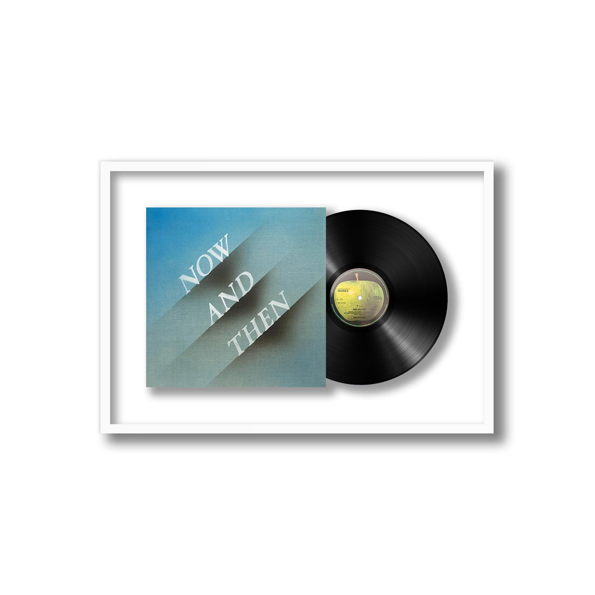 The Beatles - Now And Then - Framed Vinyl Record