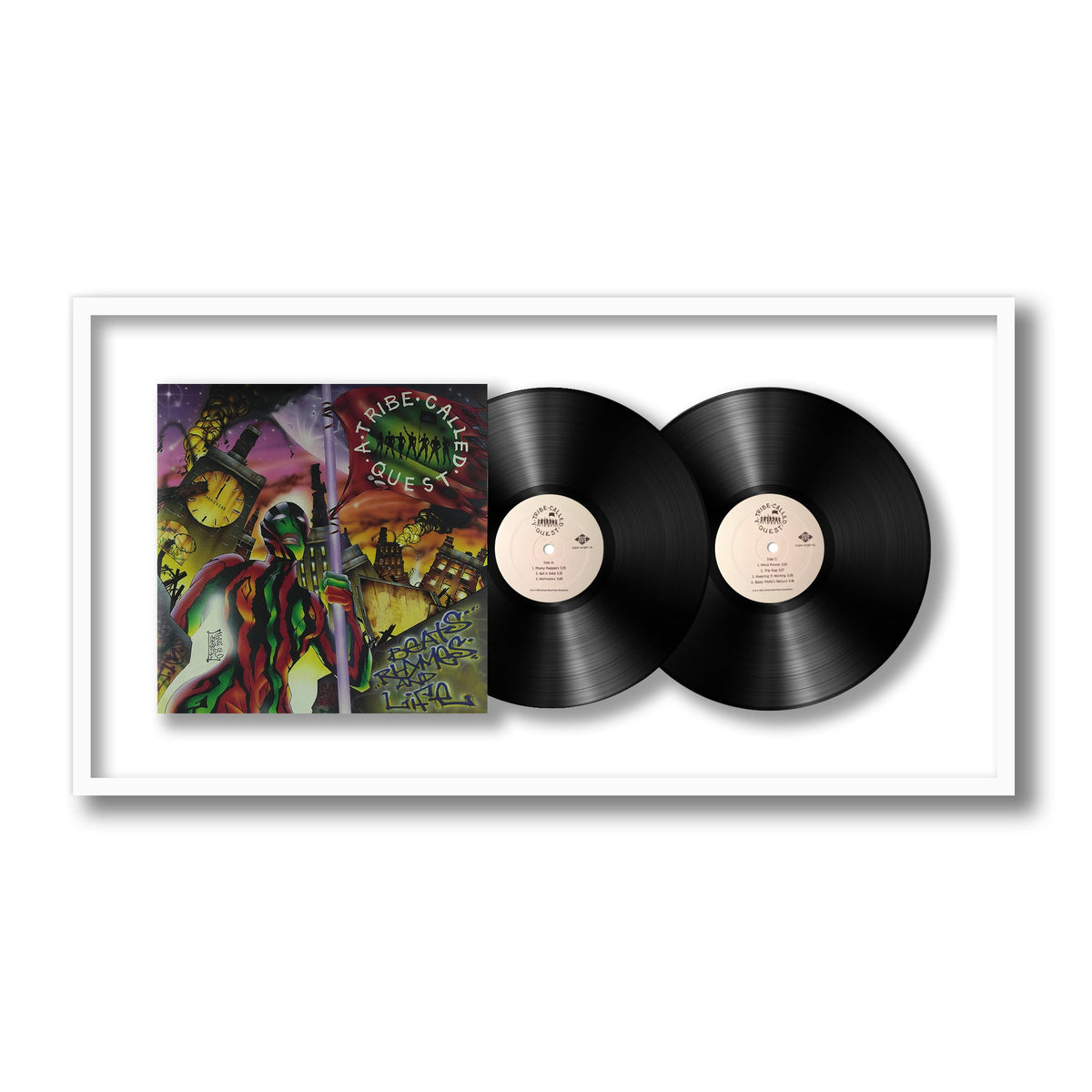 A Tribe Called Quest - Beats, Rhymes, and Life - Framed Vinyl Record
