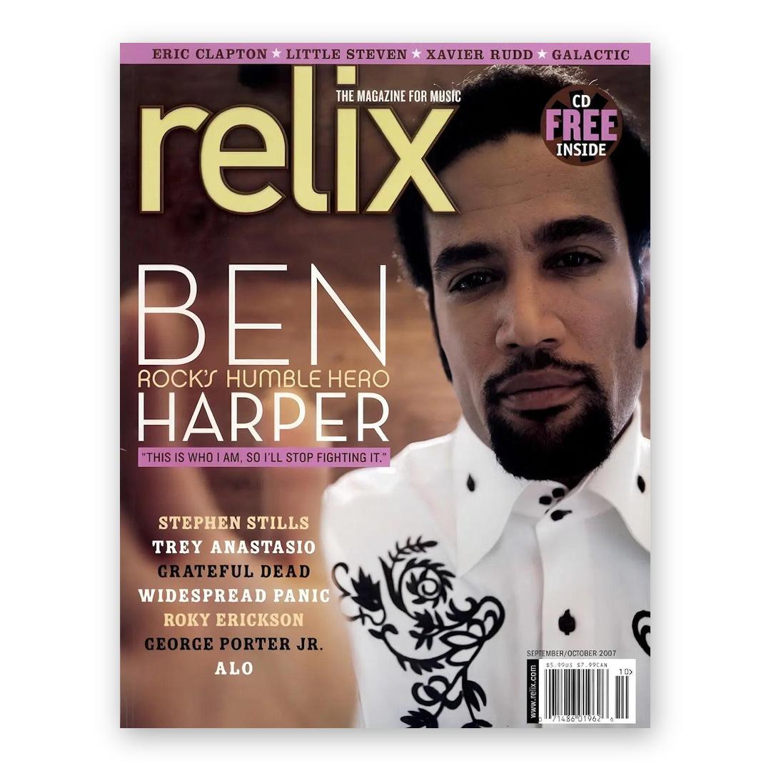 Ben Harper - September/October 2007 Relix Issue Magazine
