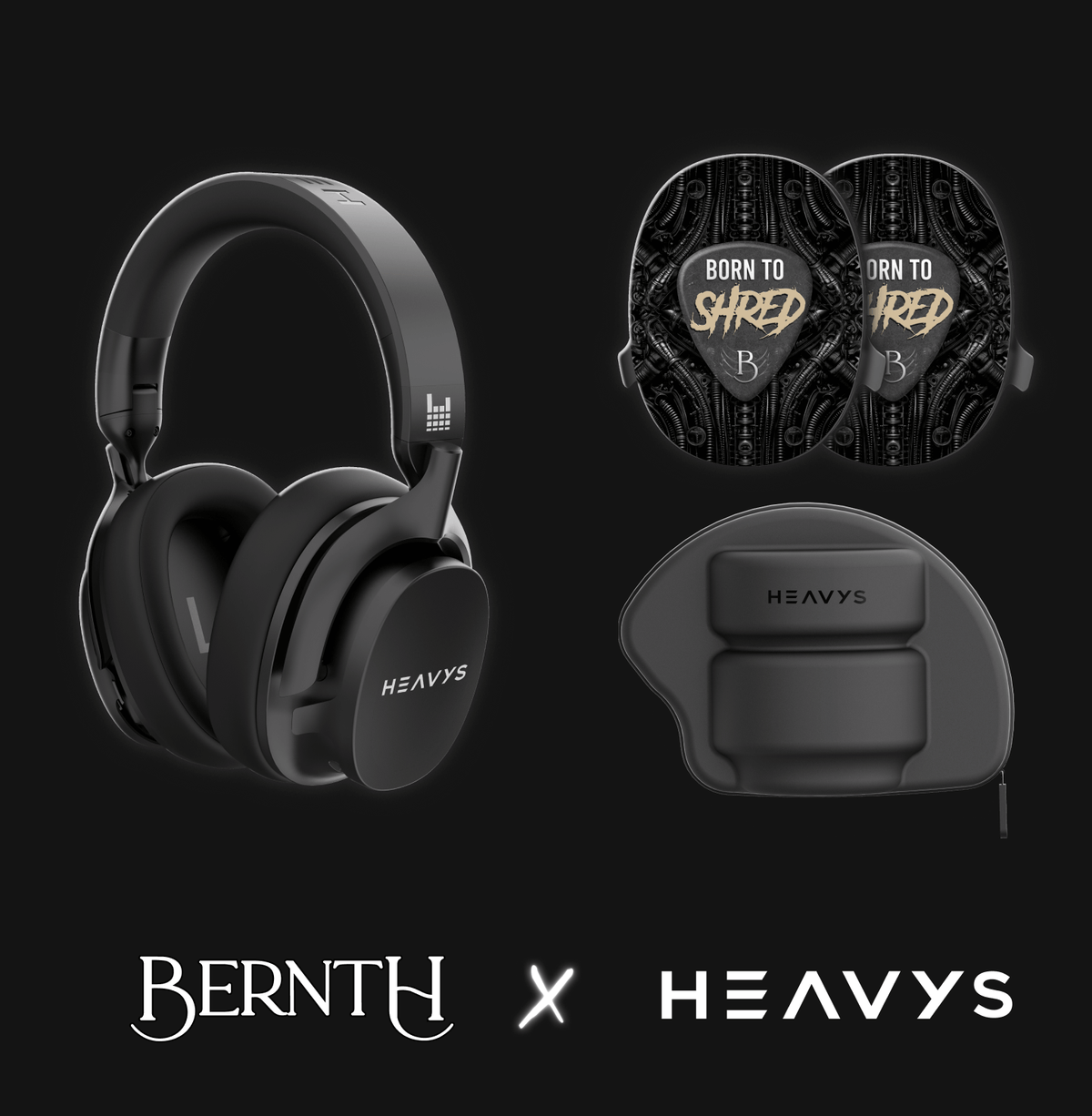 Heavys Headphones + Shells Bundle