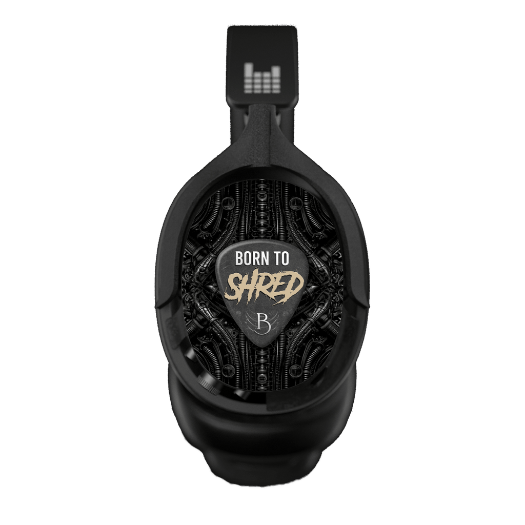 'Born To Shred' by BERNTH Limited Edition Heavys Headphone Shells & Headphone Bundle