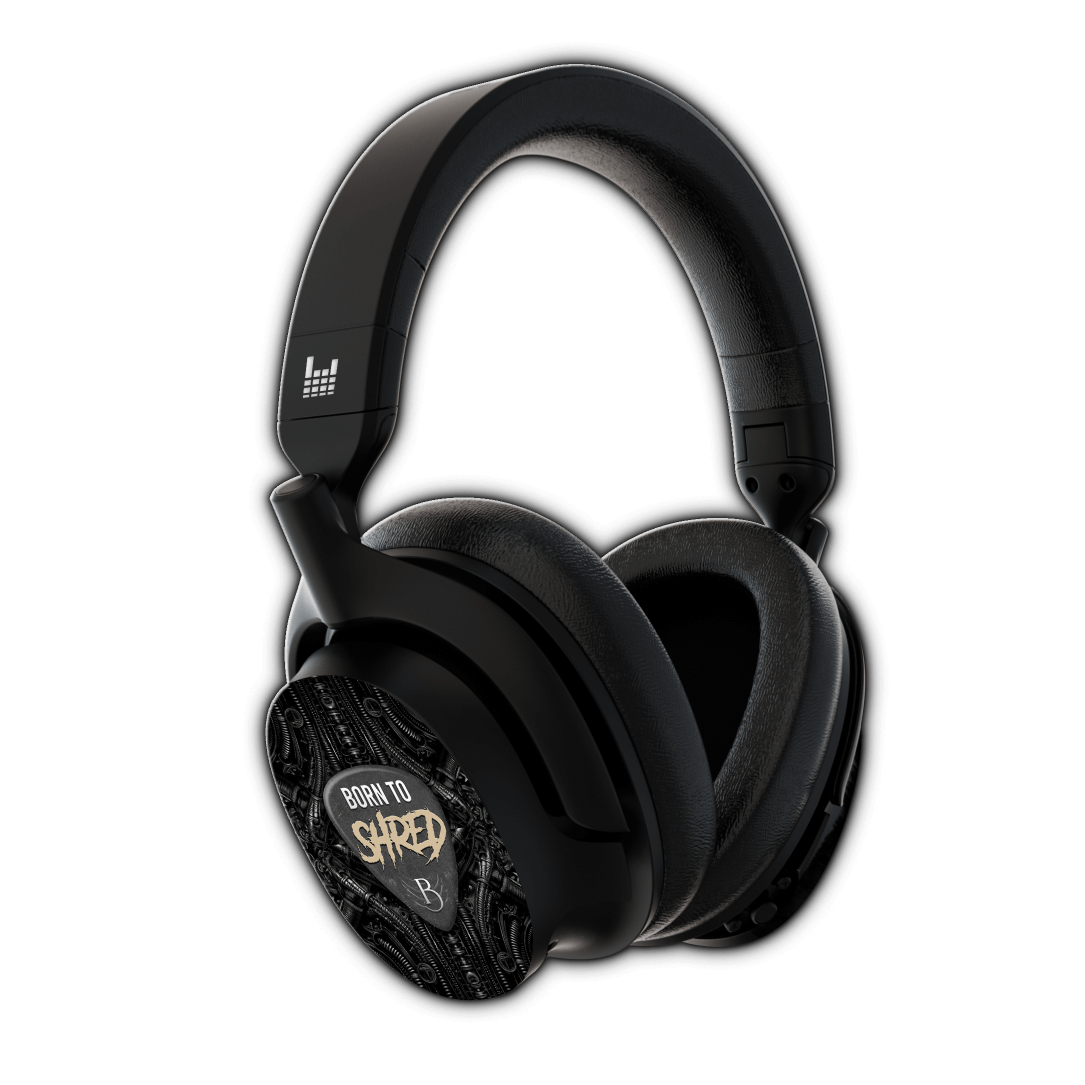 'Born To Shred' by BERNTH Limited Edition Heavys Headphone Shells & Headphone Bundle