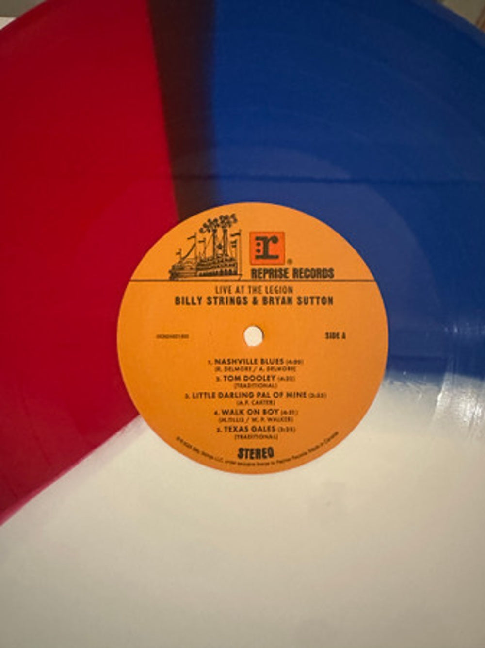 Billy Strings & Bryan Sutton - Live At The Legion (Tri-Color Red White Blue 2-LP Vinyl) Vinyl Record