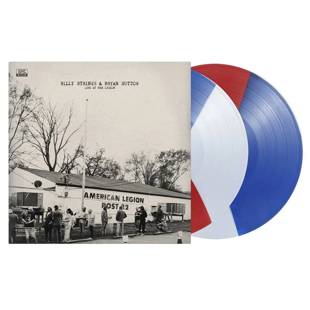 Billy Strings & Bryan Sutton - Live At The Legion (Tri-Color Red White Blue 2-LP Vinyl) Vinyl Record