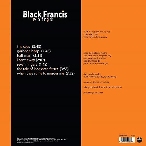 Black Francis sv n f ng rs Vinyl Record