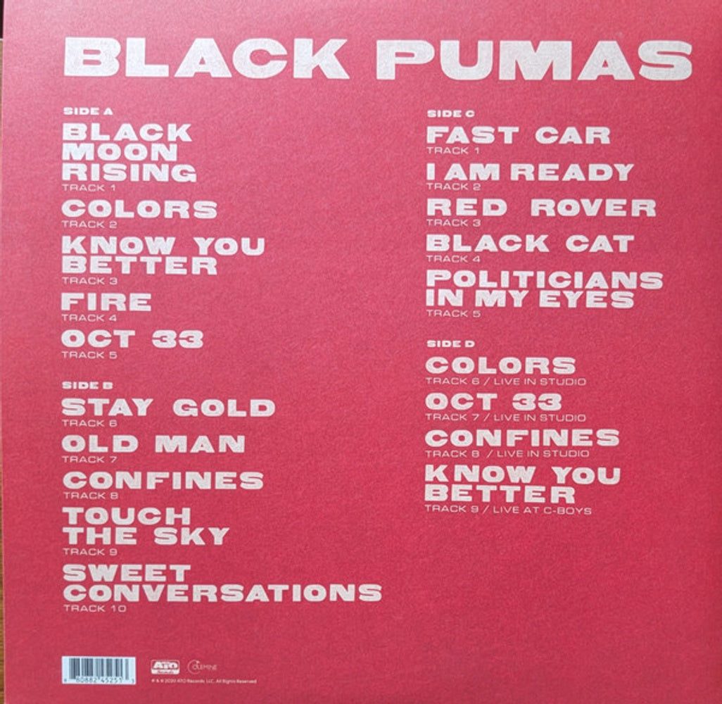 Black Pumas – Black Pumas (2-LP Vinyl) Vinyl Record