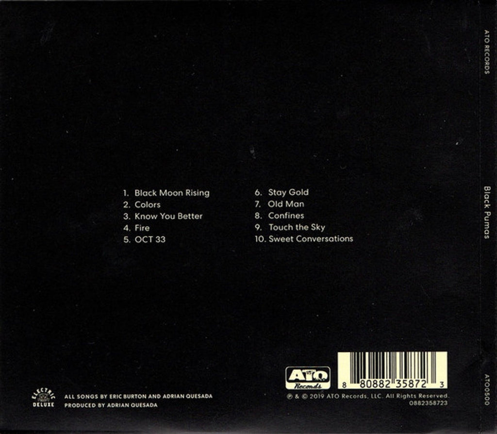 Black Pumas – Black Pumas Music CD