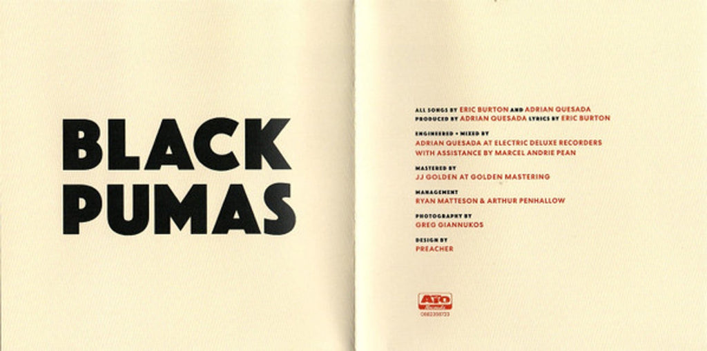 Black Pumas – Black Pumas Music CD