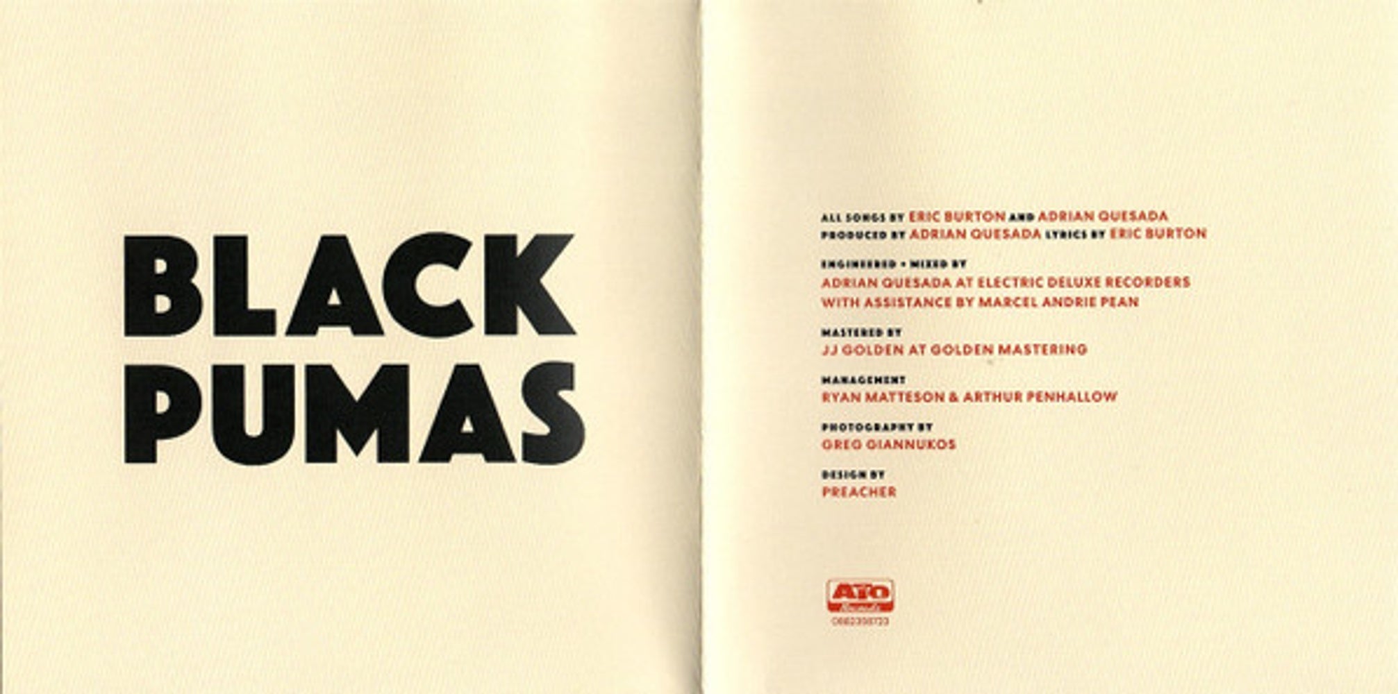 Black Pumas – Black Pumas Music CD