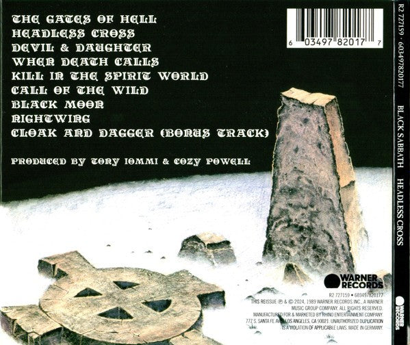 Black Sabbath – Headless Cross Music CD