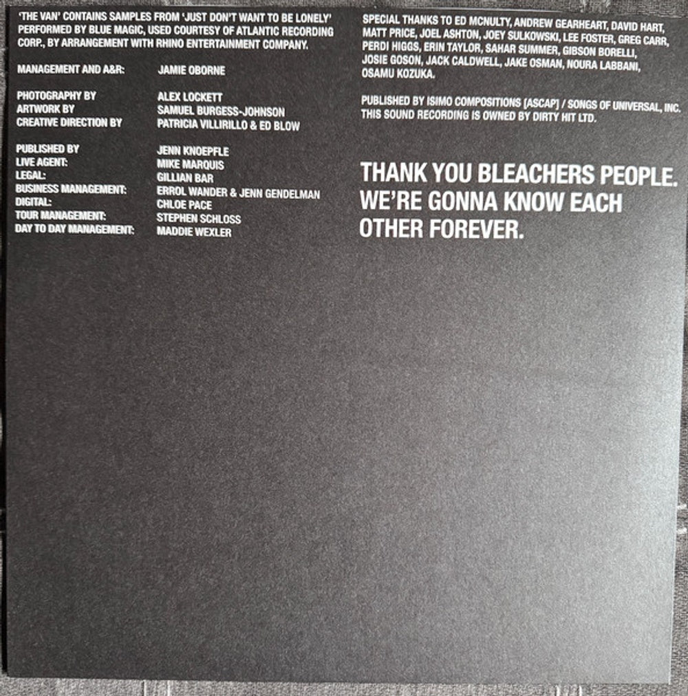 Bleachers – Everyone for Ten Minutes (LP Vinyl) Vinyl Record